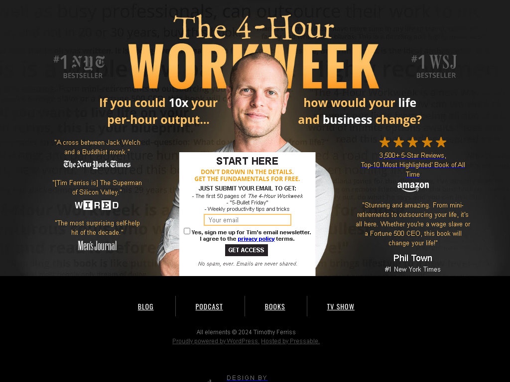 Review of fourhourworkweek.com